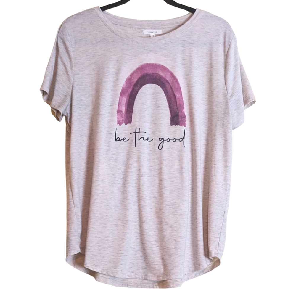 Be The Good Pink Rainbow T-Shirt Shirt size Large